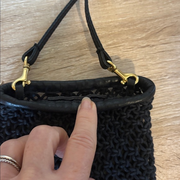 Clare V Crochet Poche w Fringe - Picture 7 of 8